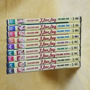 "I Love Lucy" DVDs: season 1, 9 volumes